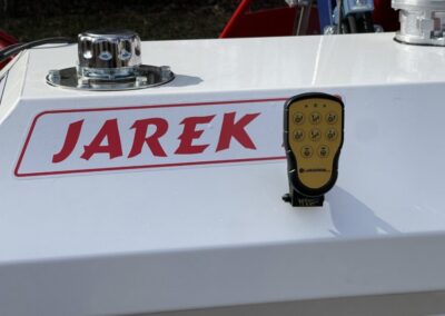 Haskap harvester JAREK 5H with wireless control
